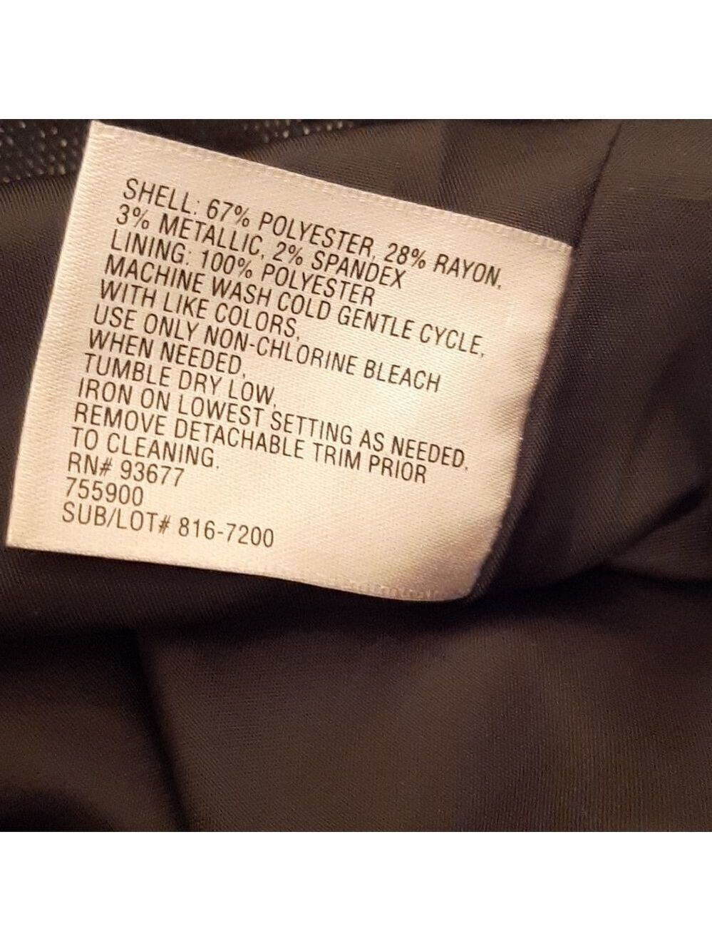 Worthingtonāmetallic blackĀ skirt - Picture 10 of 13